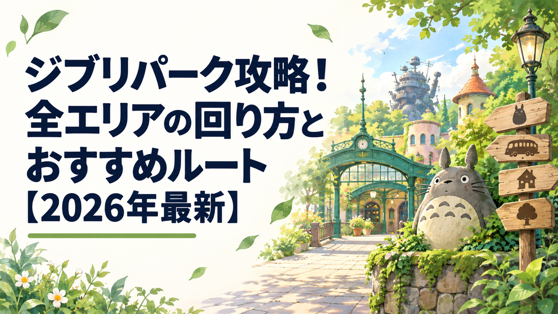 ジブリパーク攻略！全エリアの回り方とおすすめルート【2026年最新】